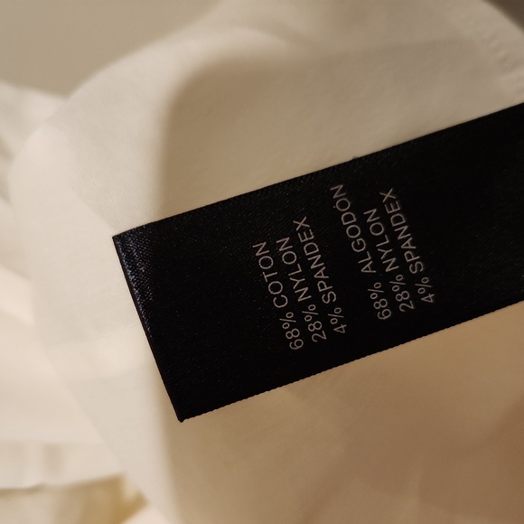 ❤️ DONCASTER COLLECTION POPLIN RUFFLED TOP / BLOUSE, 12W - Picture 6 of 9